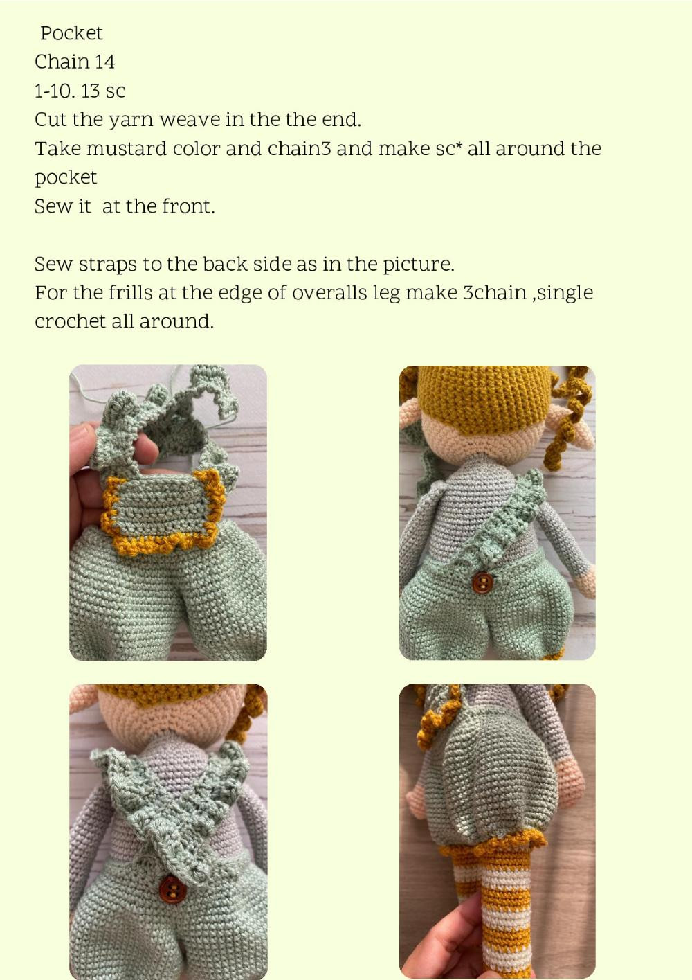 Loreno doll crochet pattern