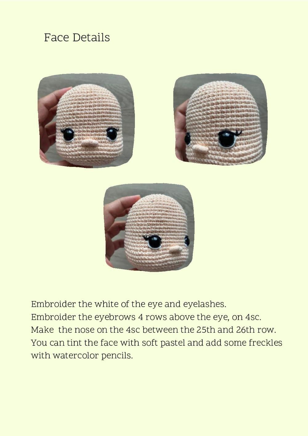 Loreno doll crochet pattern