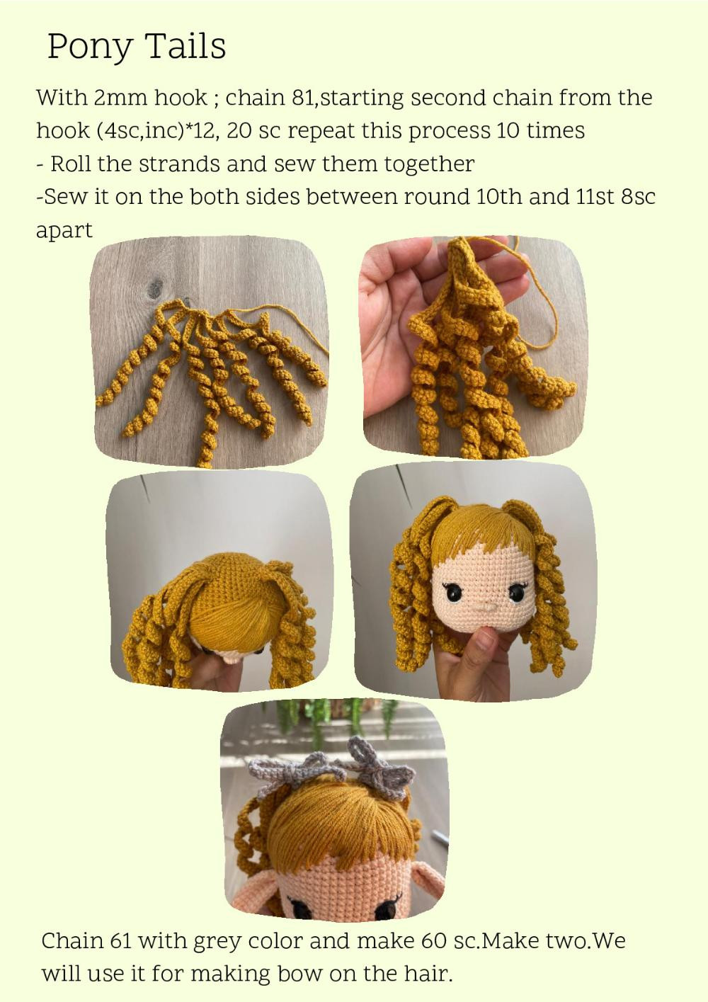 Loreno doll crochet pattern