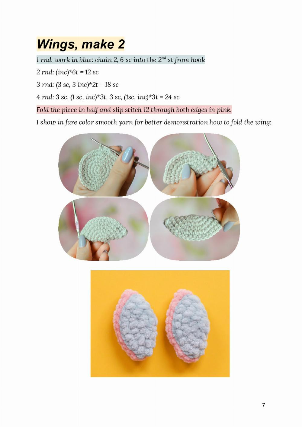 Lovebird crochet pattern