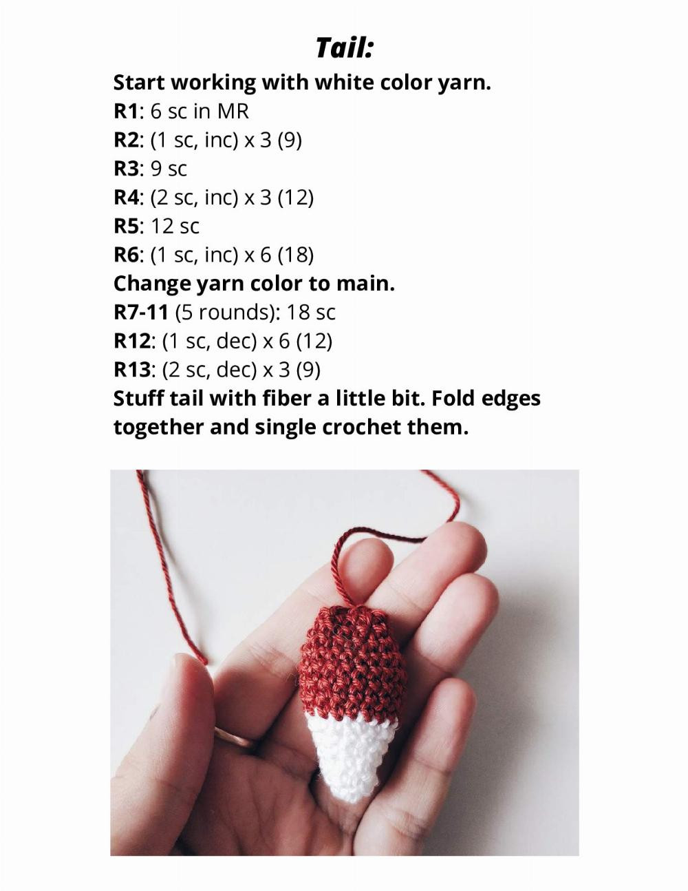 Lucas fox CROCHET PATTERN