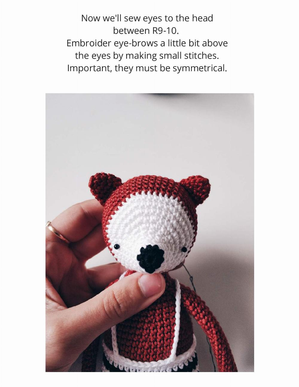 Lucas fox CROCHET PATTERN