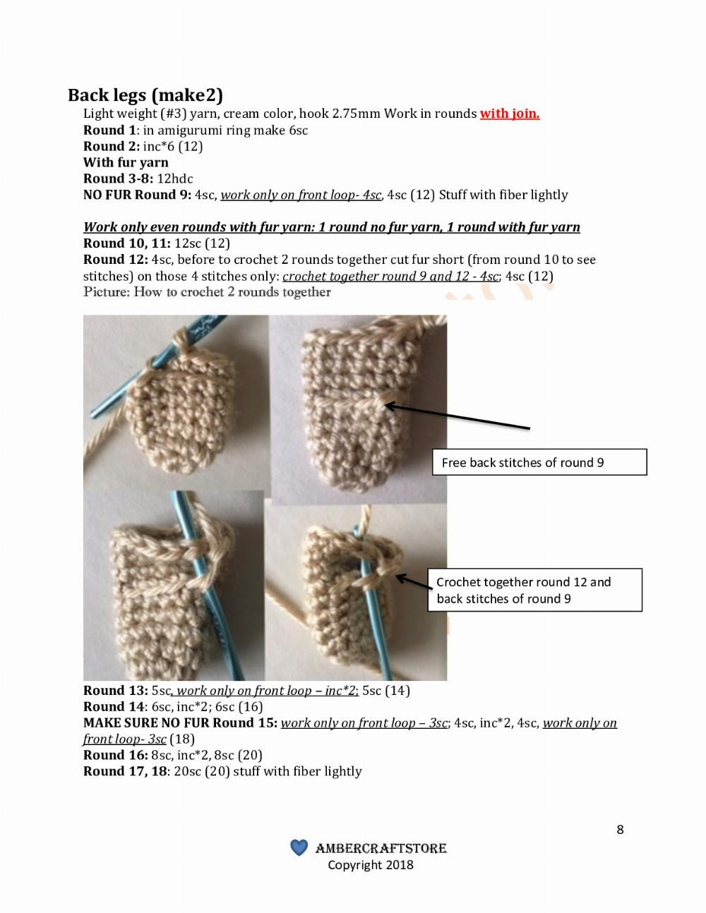 Maltese Dog Crochet PATTERN