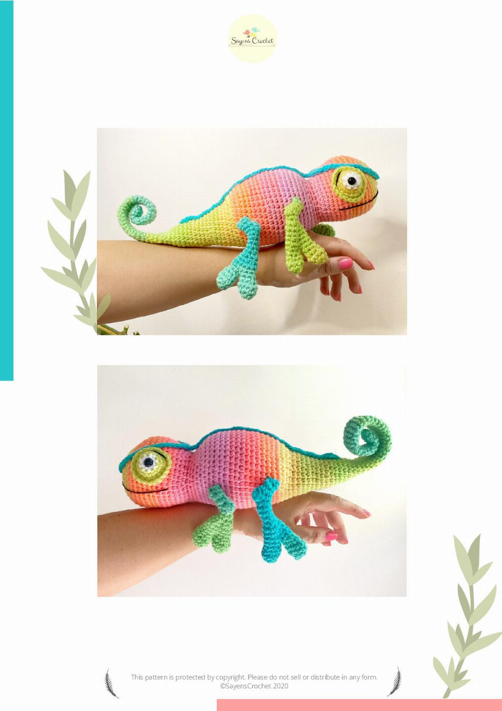 Marco the Chameleon Pattern