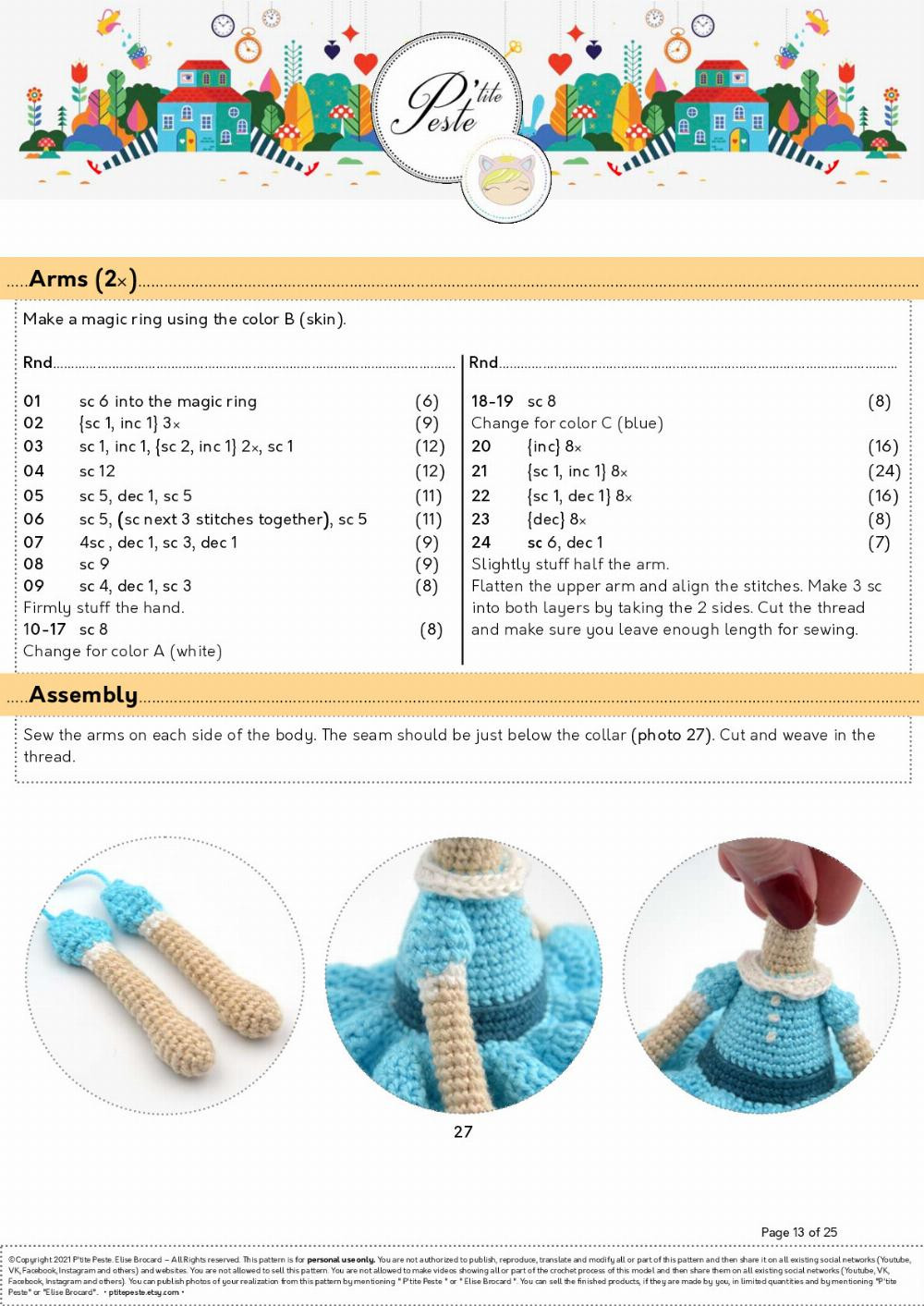 margot doll crochet pattern