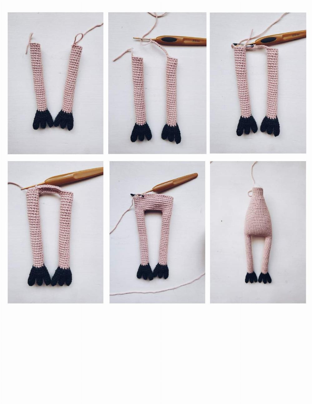 mary flamingo doll crochet pattern