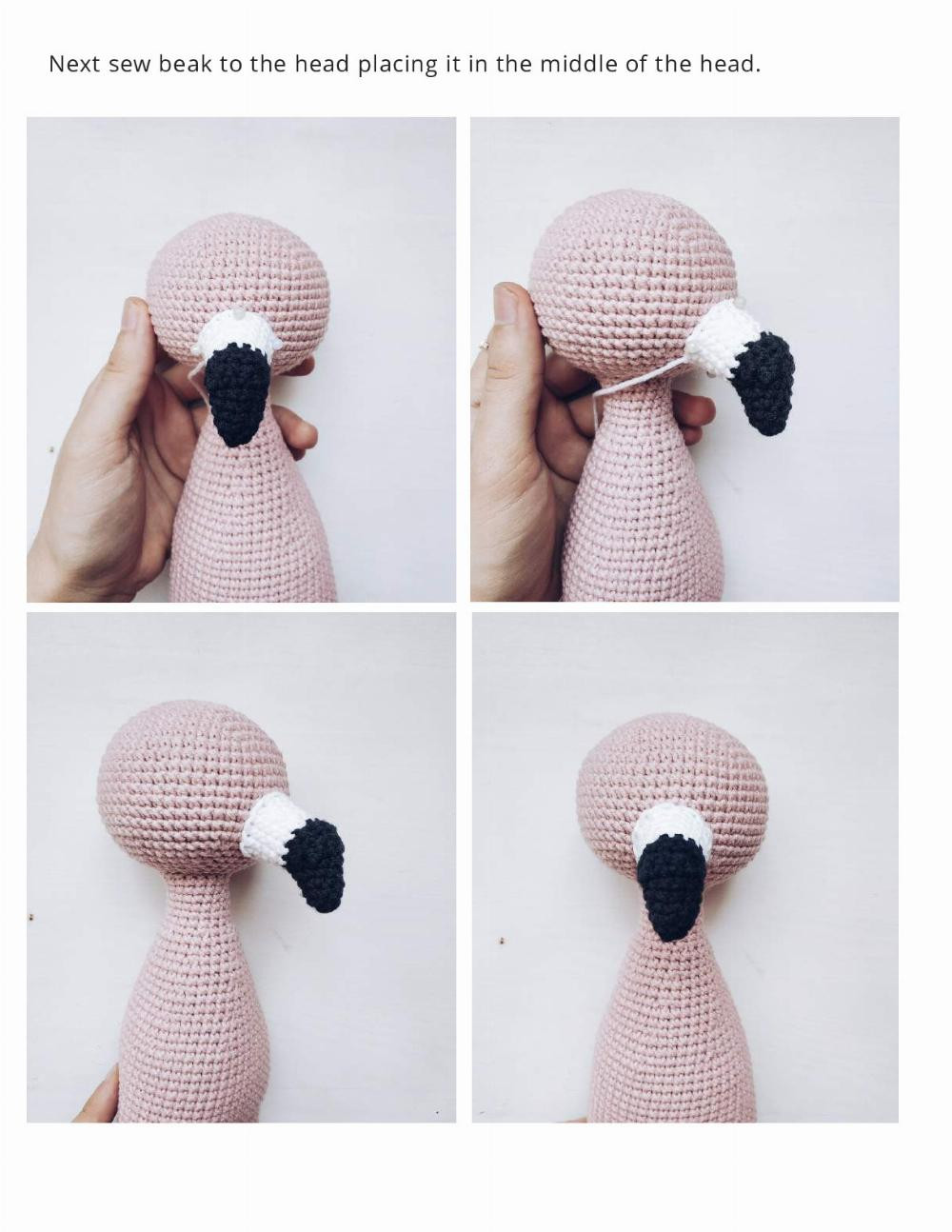 mary flamingo doll crochet pattern