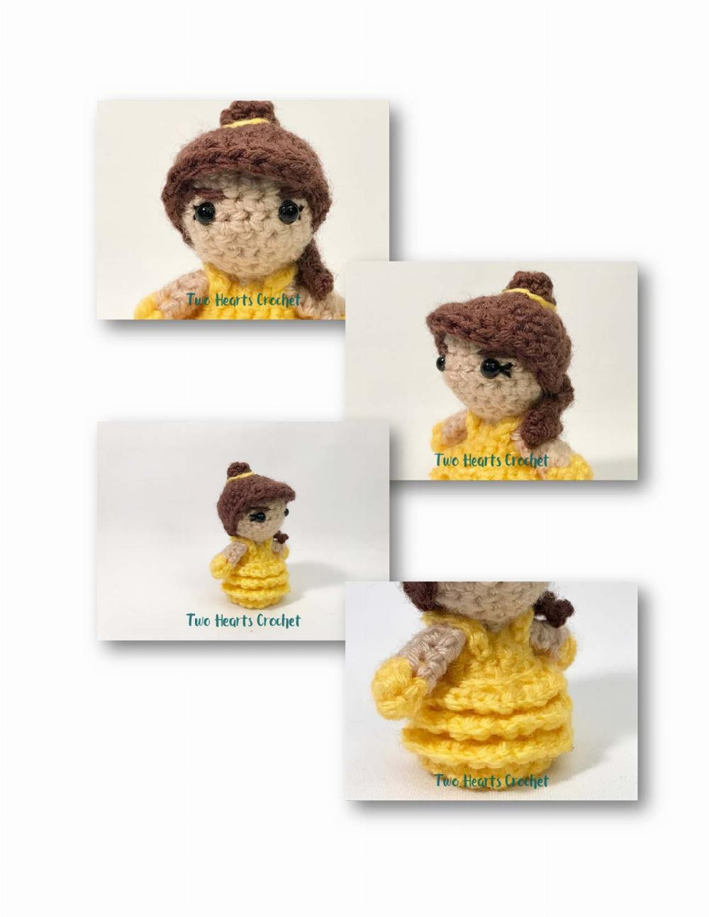 Mini Princess Amigurumi belle crochet pattern