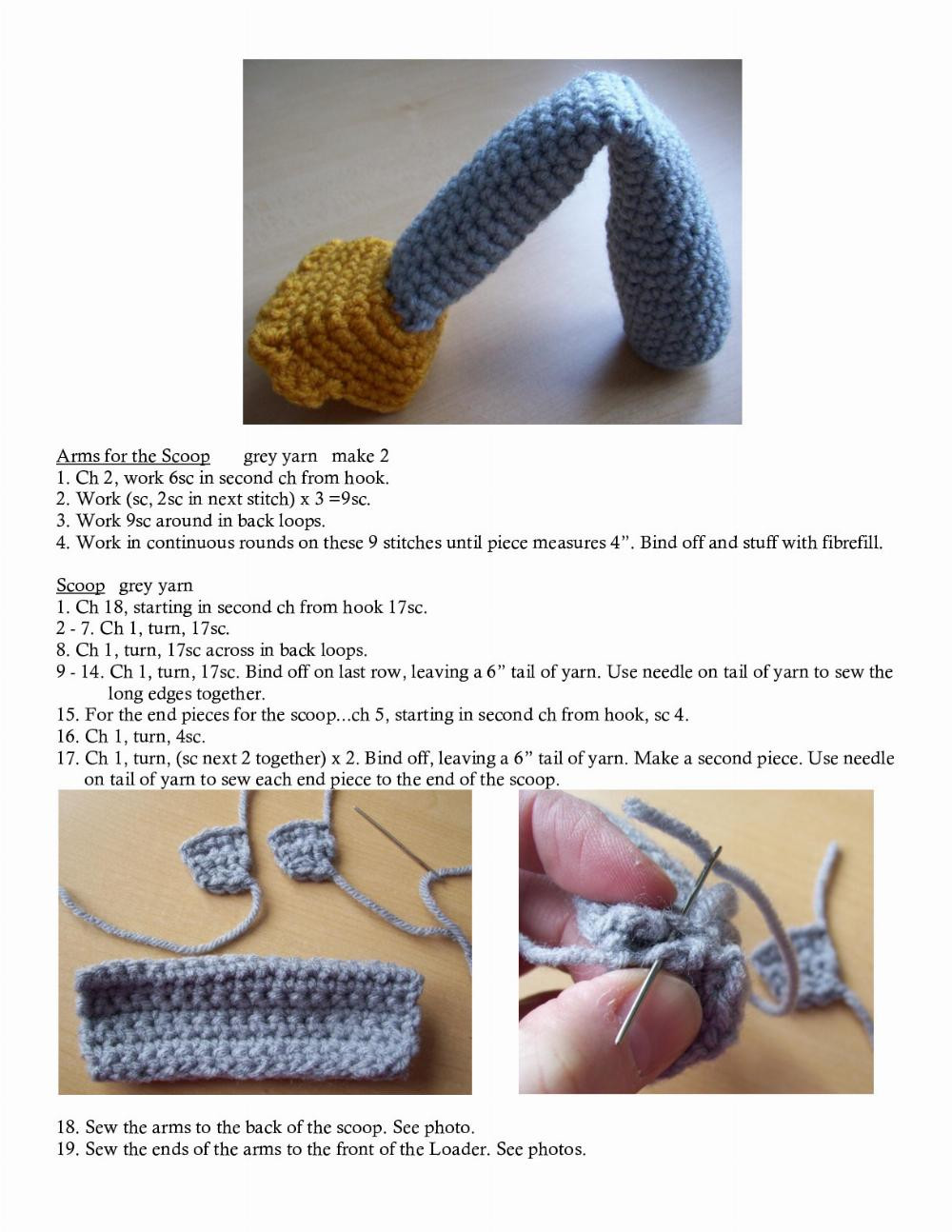 monster trucks crochet pattern