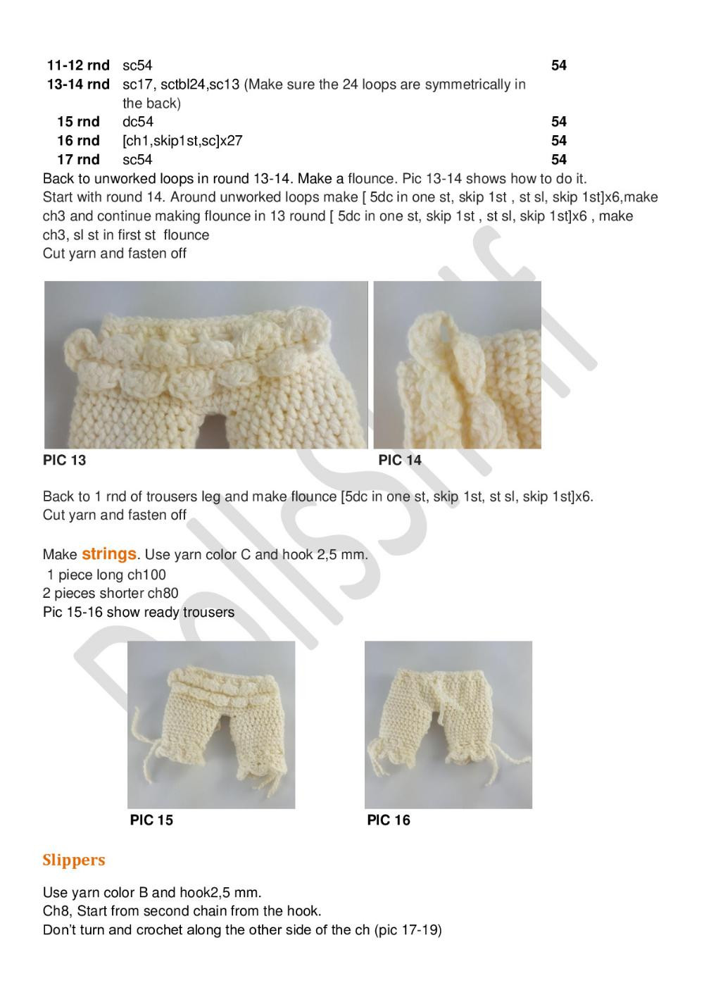 NELA  doll crochet pattern