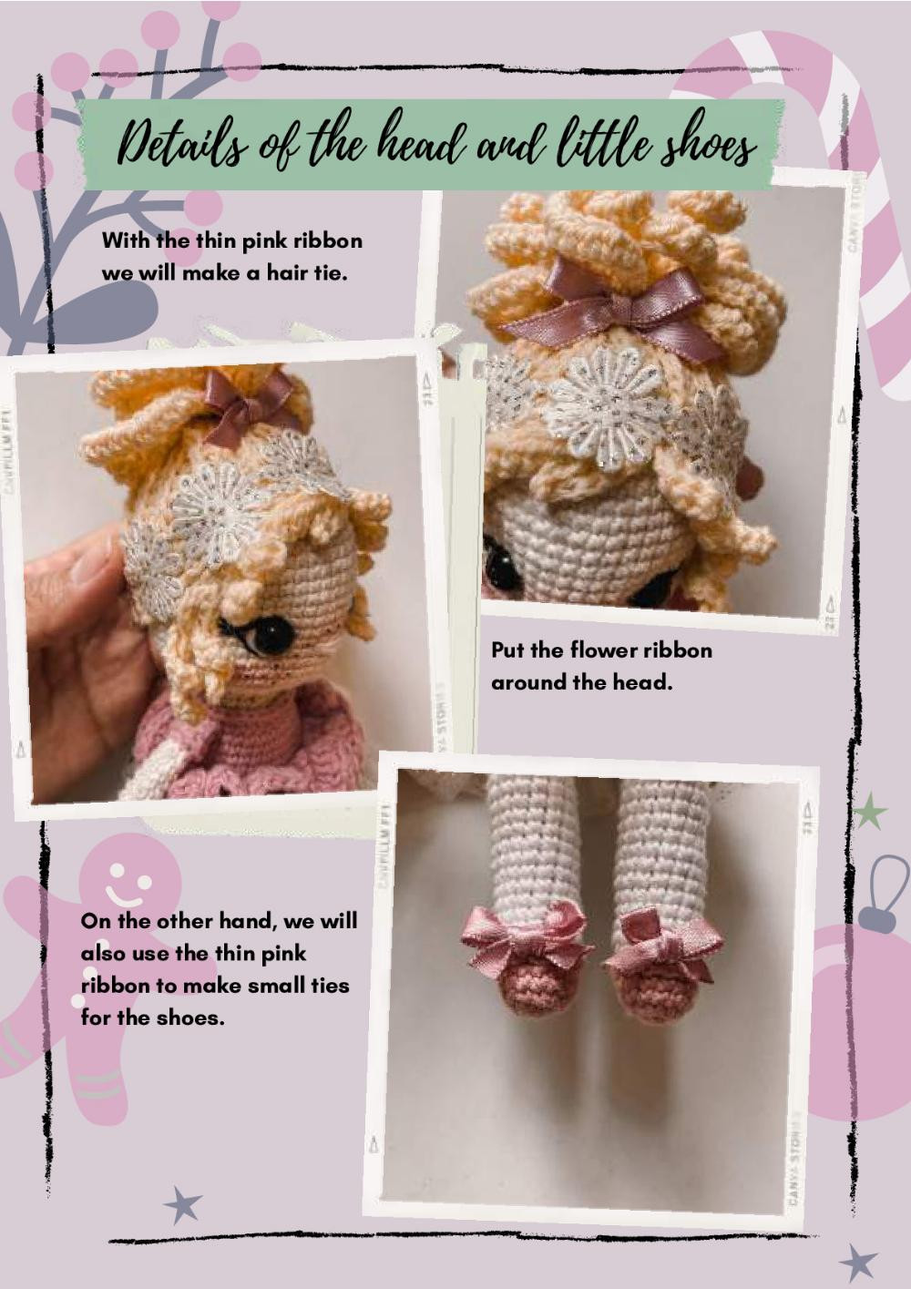 Nutcracker and ballerina crochet pattern