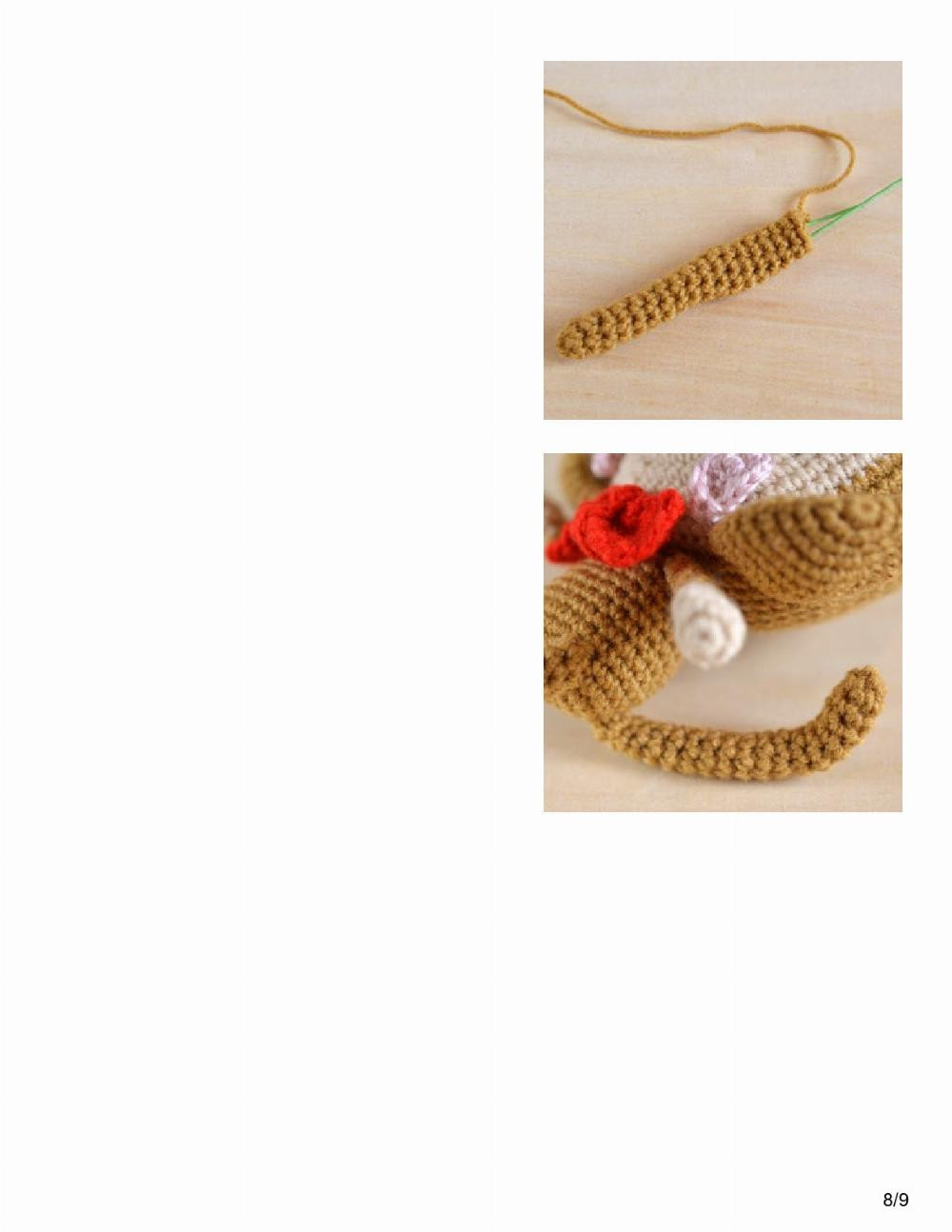 Page 2: Monkey Amigurumi Pattern