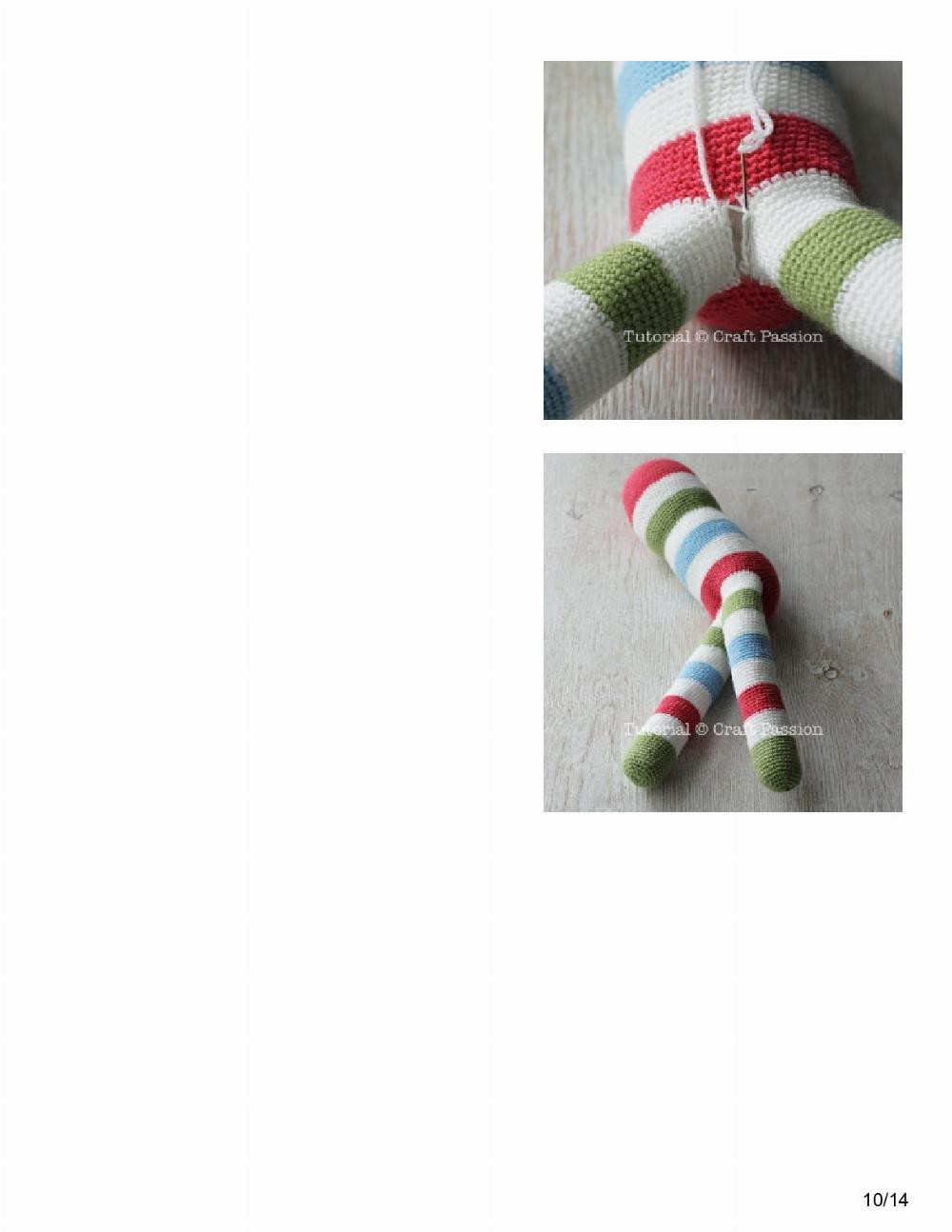 Page 2: Sock Monkey Amigurumi Pattern