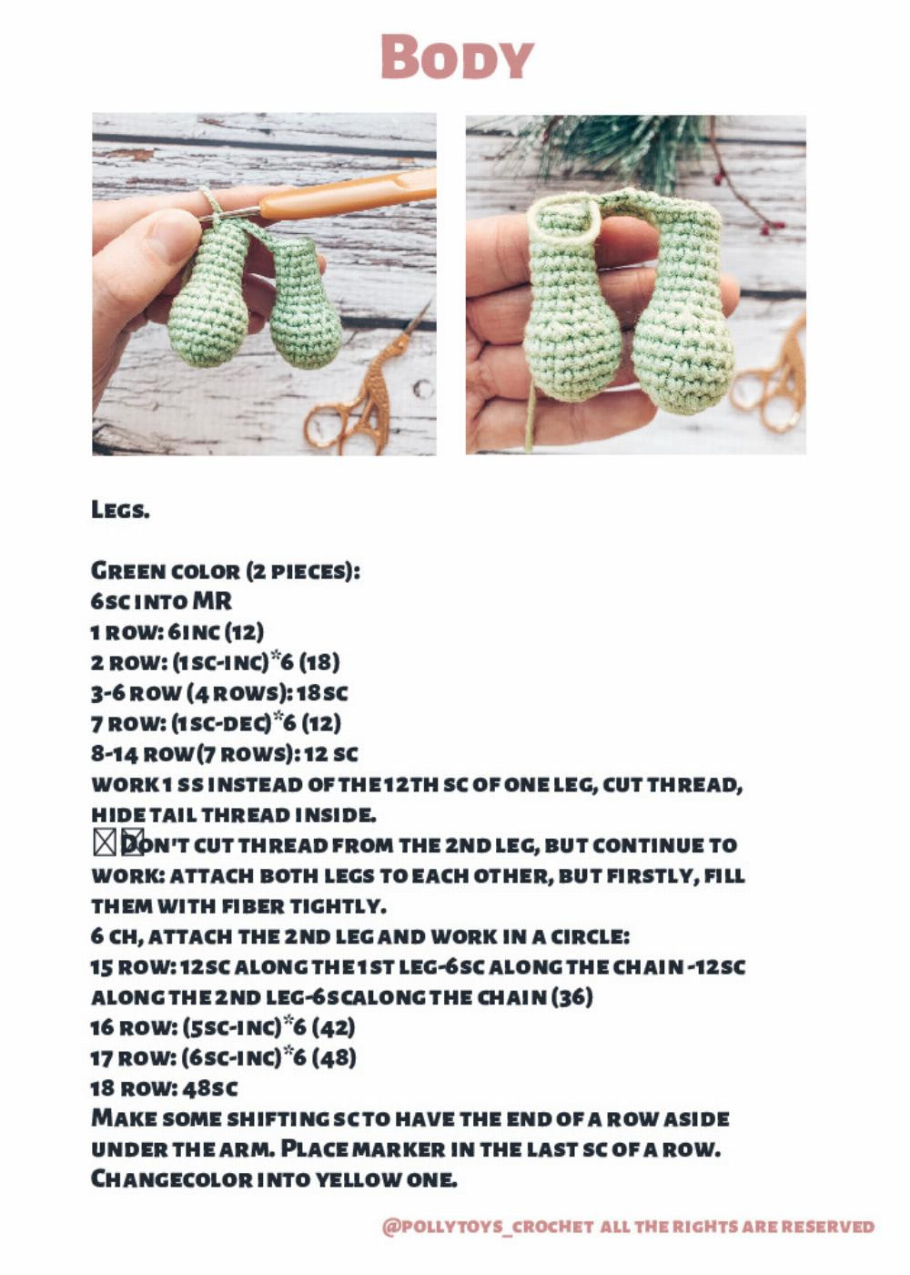 PATTERN CROCHET PAPPY FROG