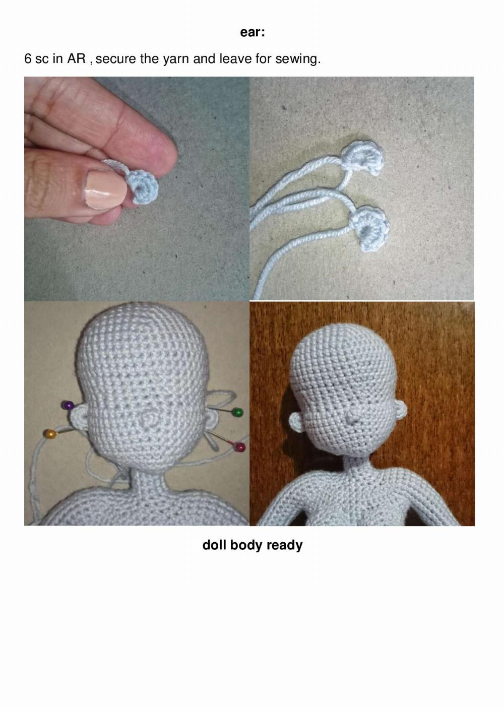 PATTERN doll body