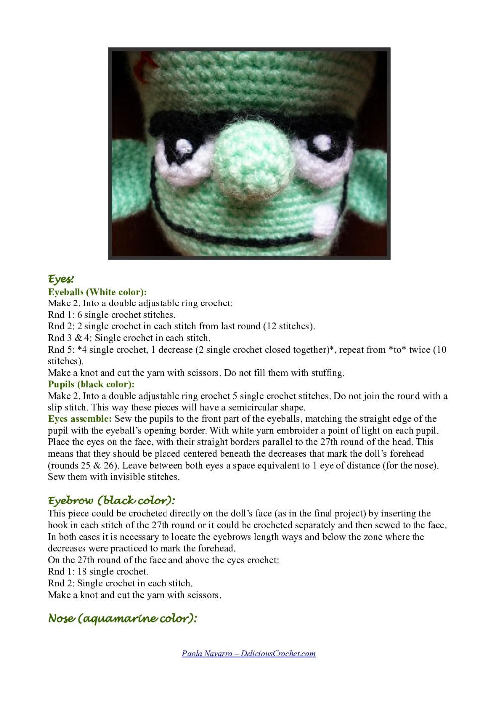 Patterns Frankie Jr crochet pattern