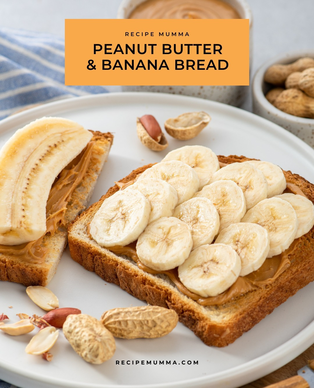 PEANUT BUTTER & BANANA BREAD⁠