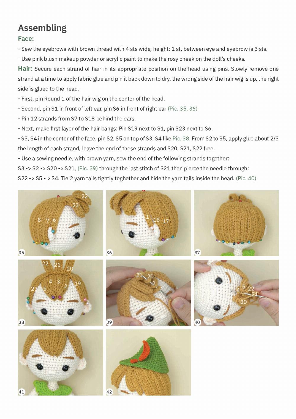 Peter Pan crochet pattern