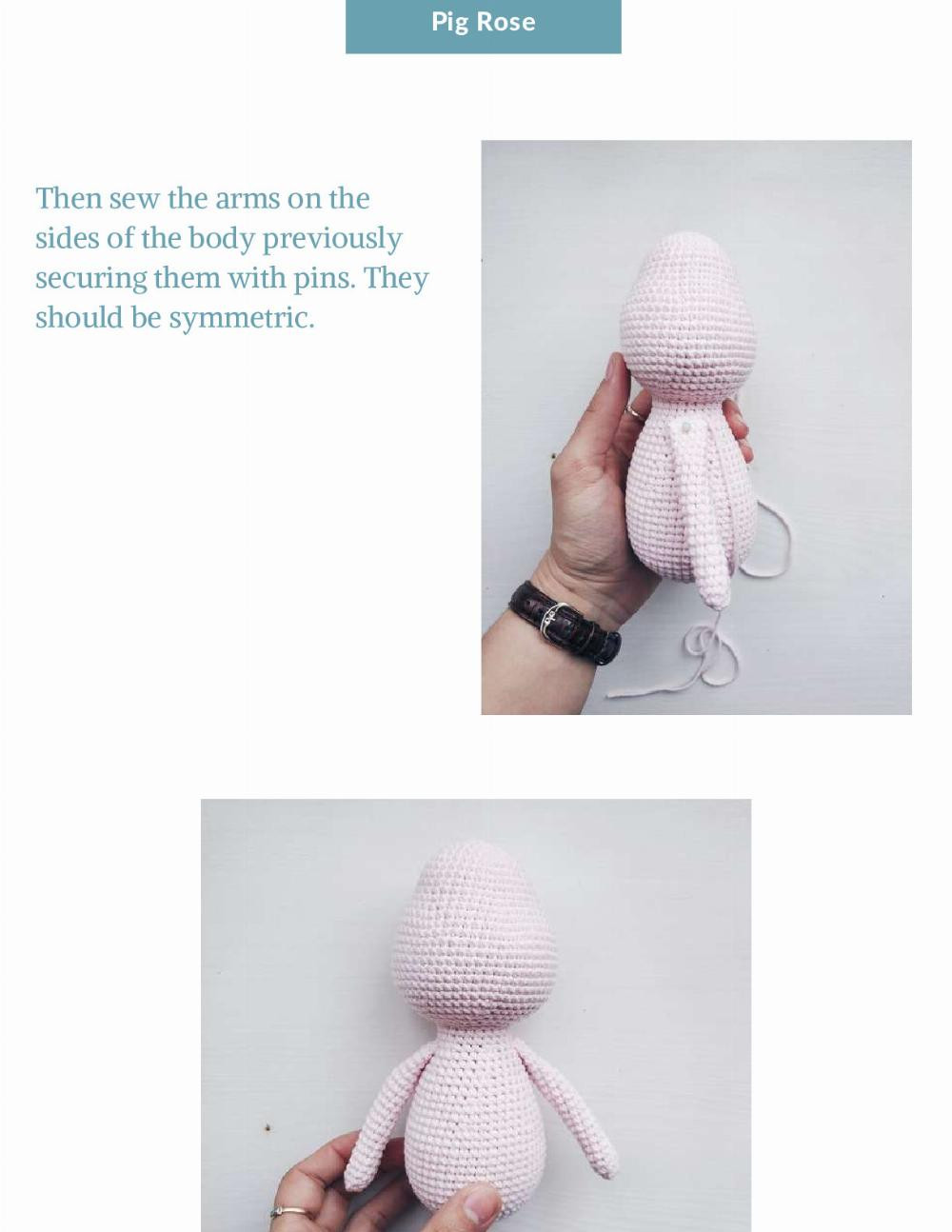 pig rose crochet pattern