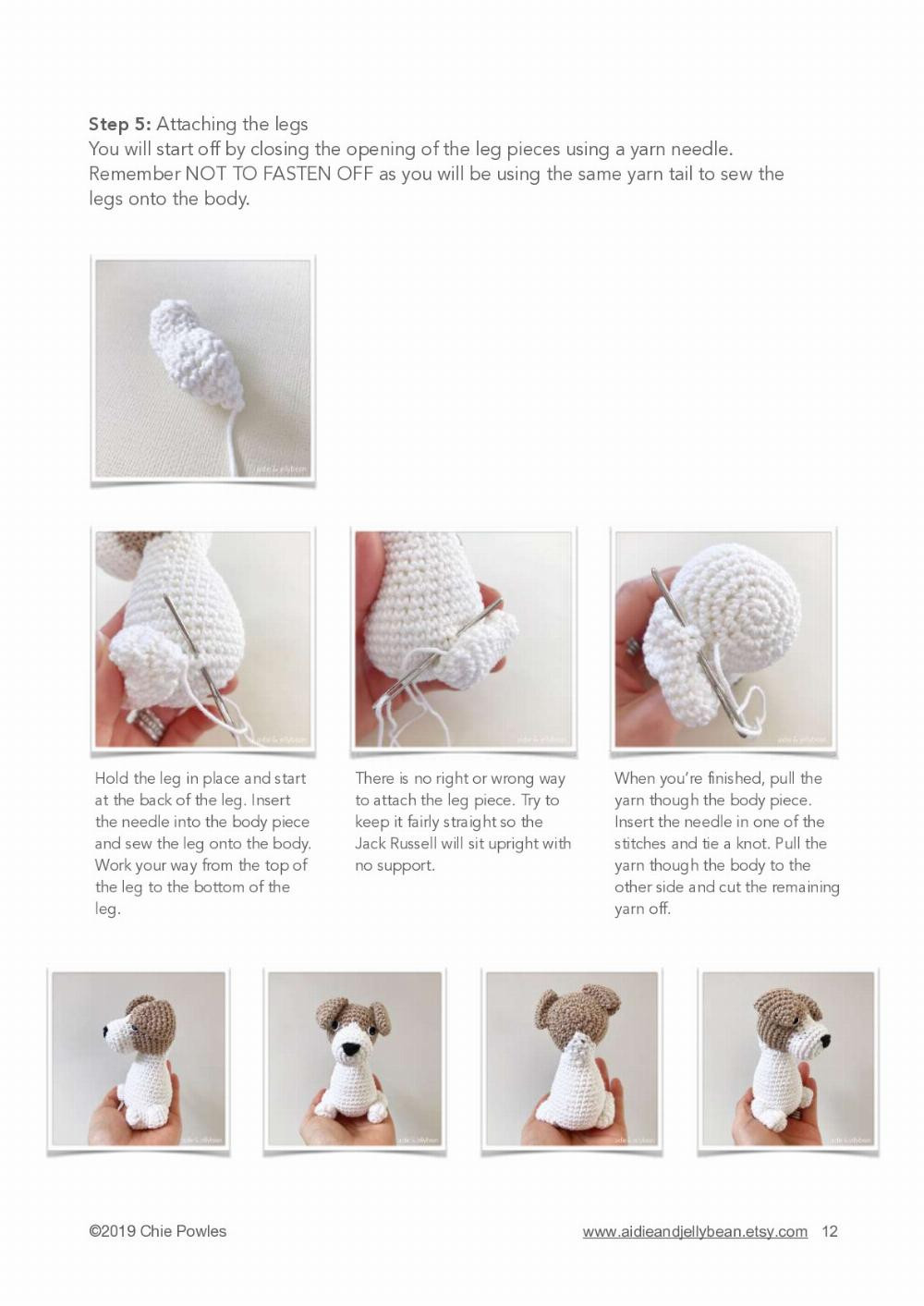 Poco Jack Russell Puppy Crochet Pattern