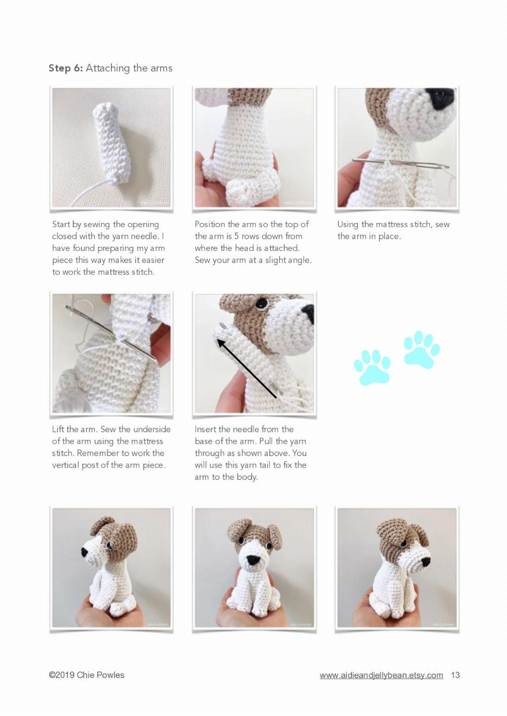 Poco Jack Russell Puppy Crochet Pattern