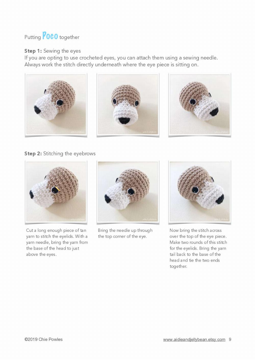 Poco Jack Russell Puppy Crochet Pattern