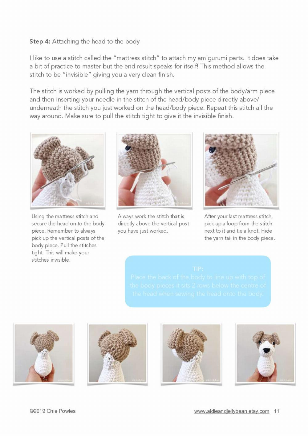 Poco Jack Russell Puppy Crochet Pattern