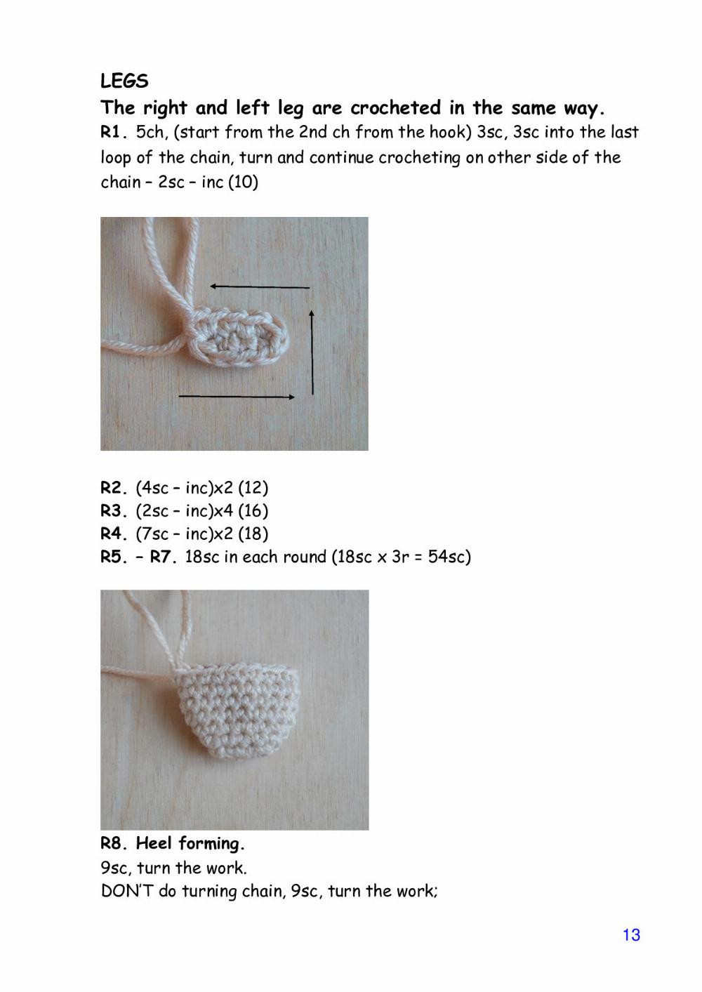 Polly doll crochet pattern