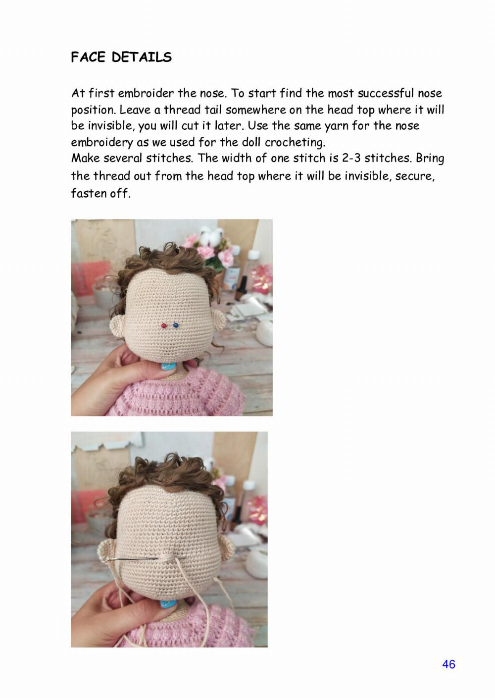 Polly doll crochet pattern