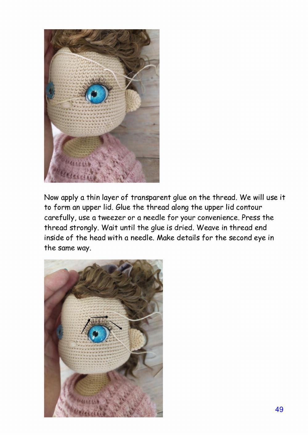 Polly doll crochet pattern