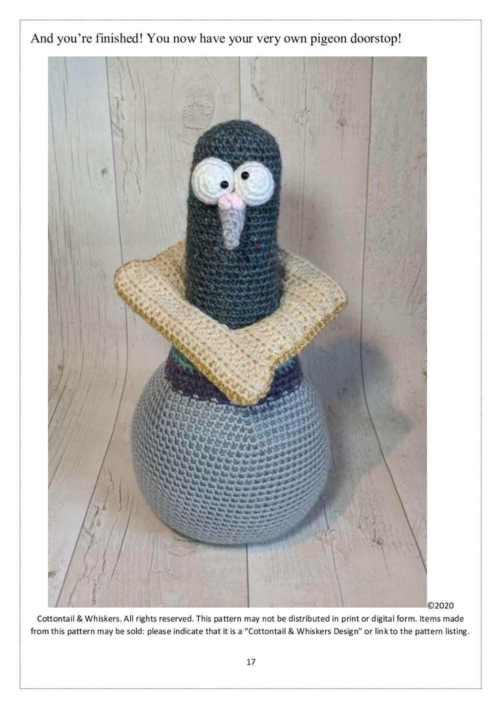 Preston the Pigeon Pearl the Parrot Bert the Boobie Door Stops