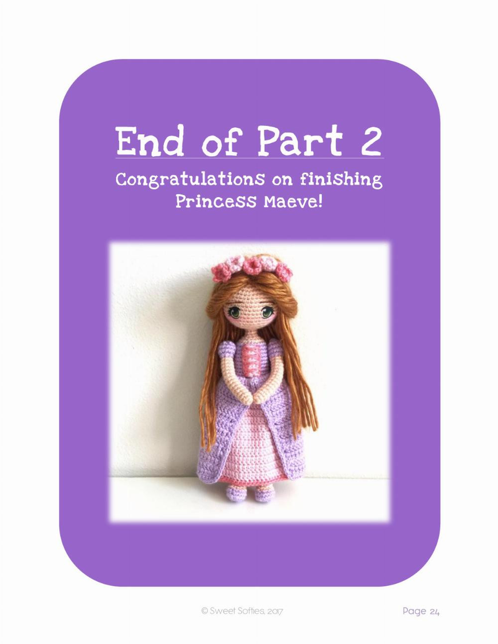 Princess Maeve Amigurumi & Crochet Pattern