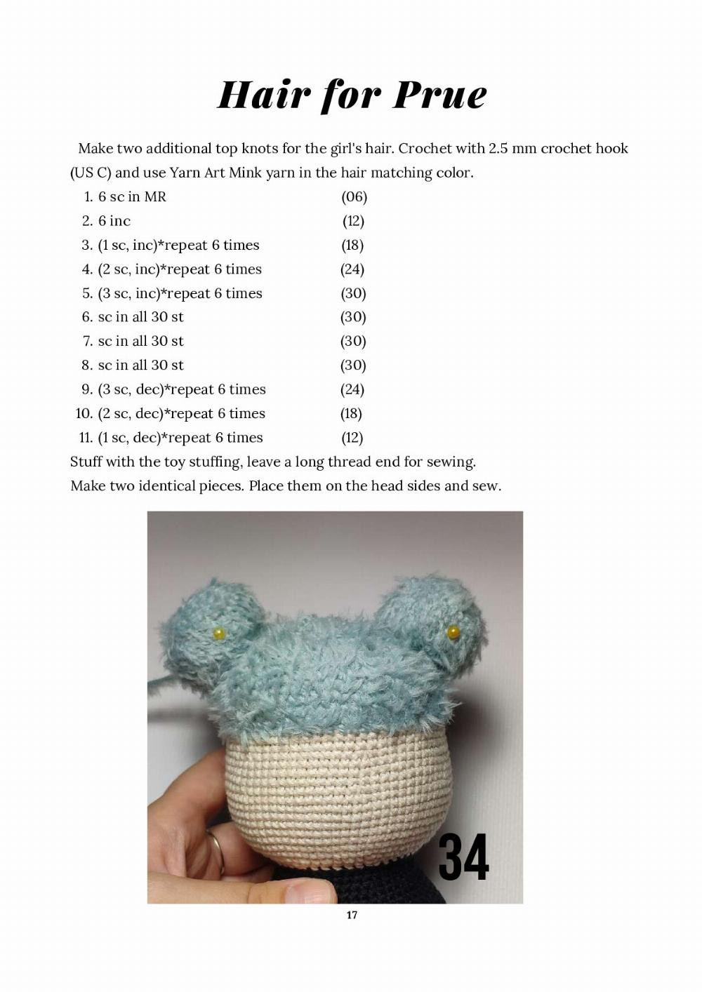 PRUE & MATTHEW FAIRY TOYS CROCHET PATTERN