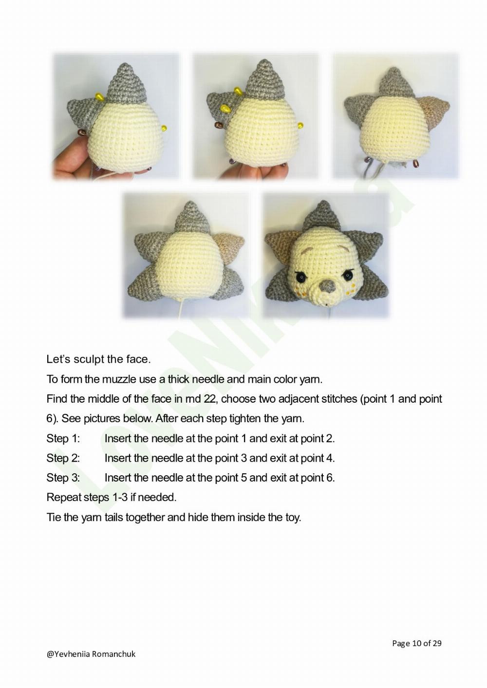 Quincy The HEDGEHOG Crochet pattern