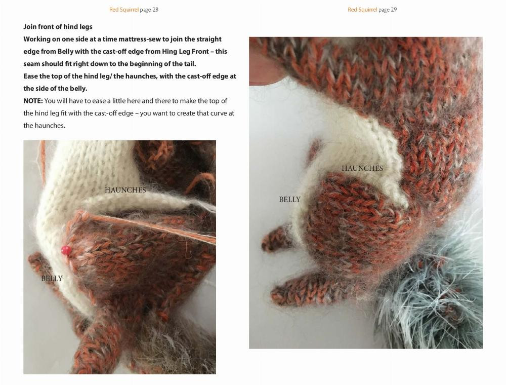 RED SQUIRREL knitting pattern