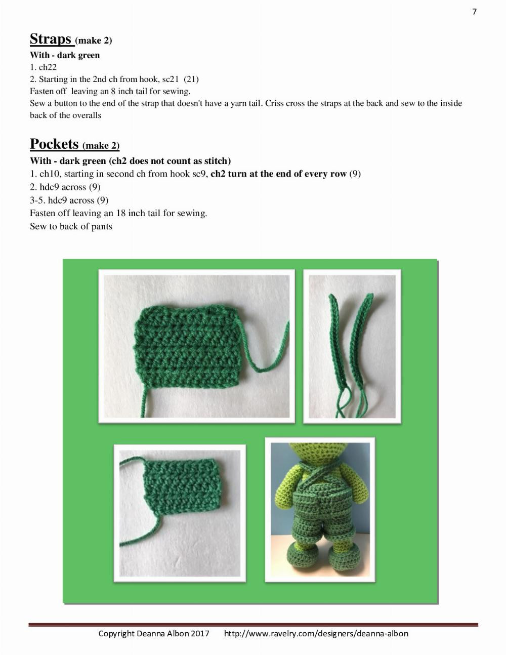 Ribbit Ralph frog, rabbit crochet pattern