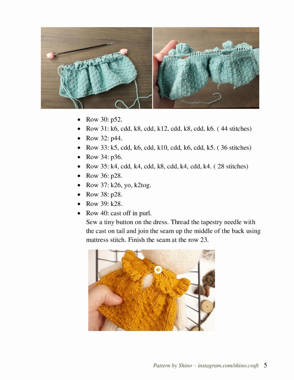 ROMPER crochet pattern