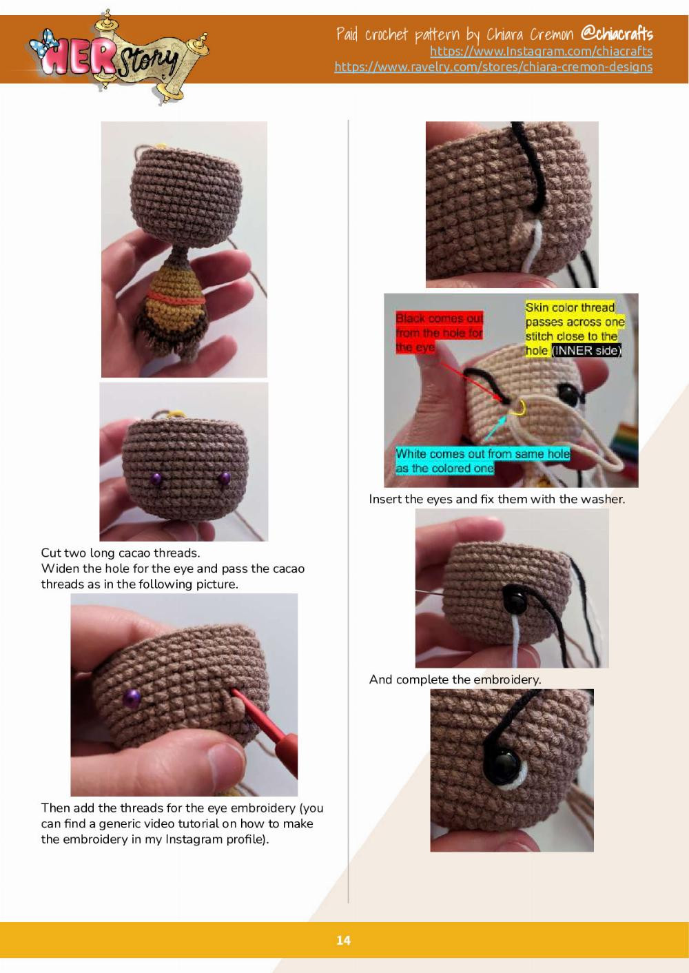 Sacagawea doll crochet pattern