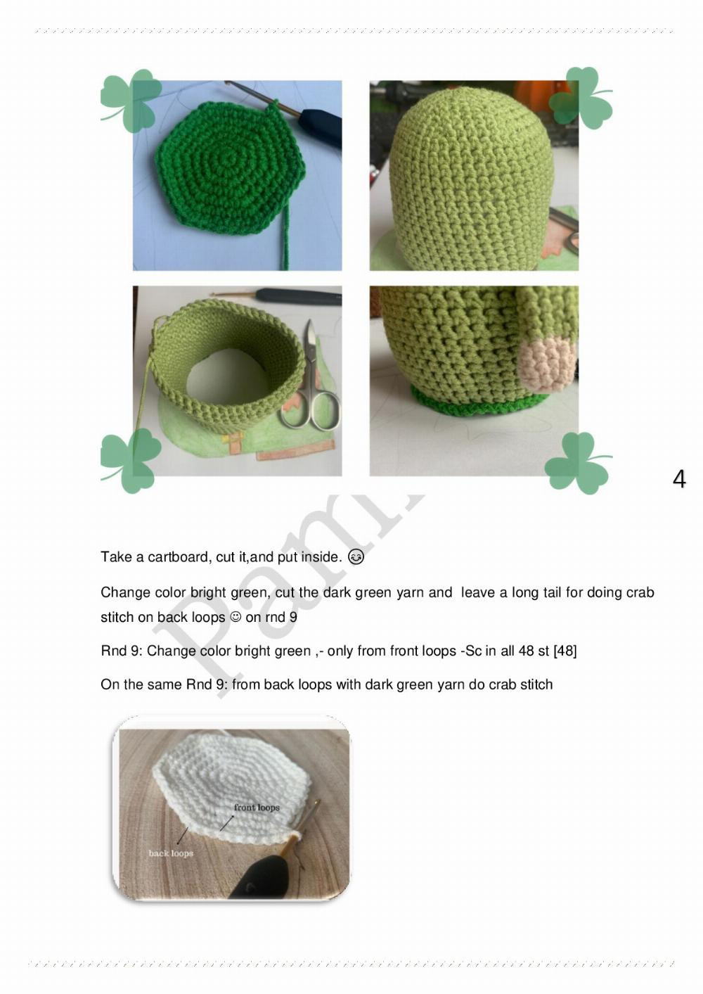 Saint Patricks gnome pattern