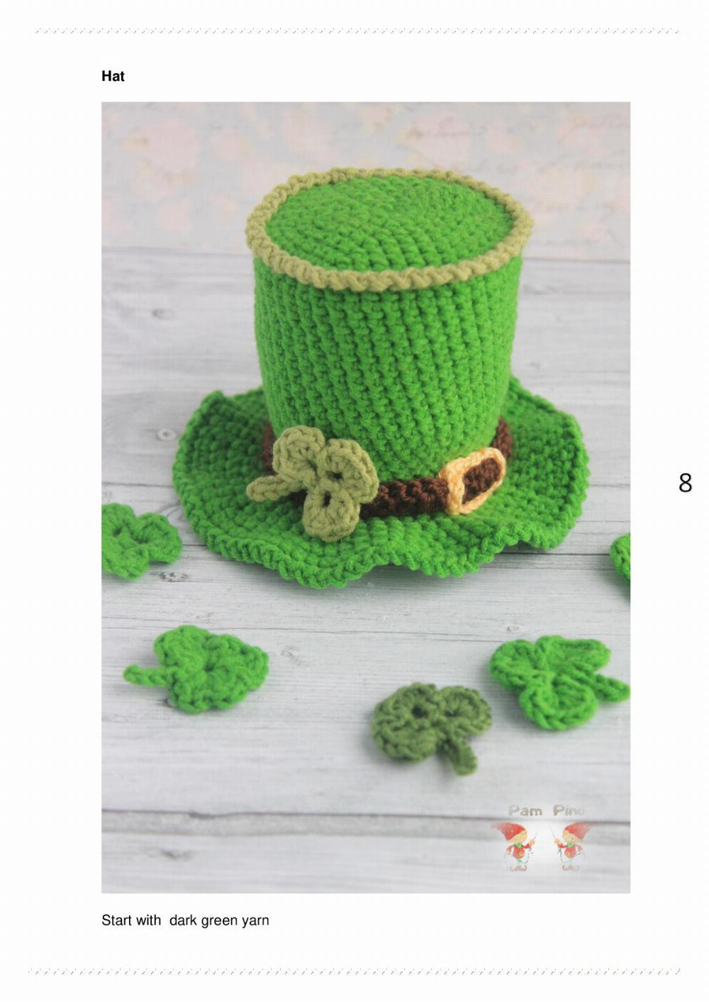 Saint Patricks gnome pattern