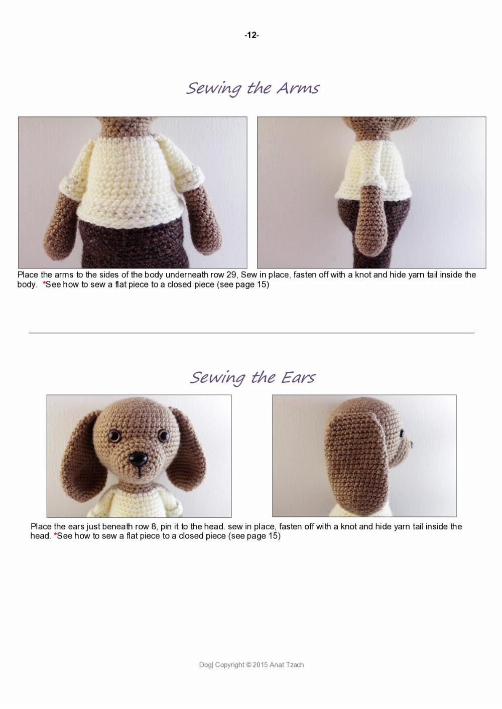 Shoki the Dog crochet pattern