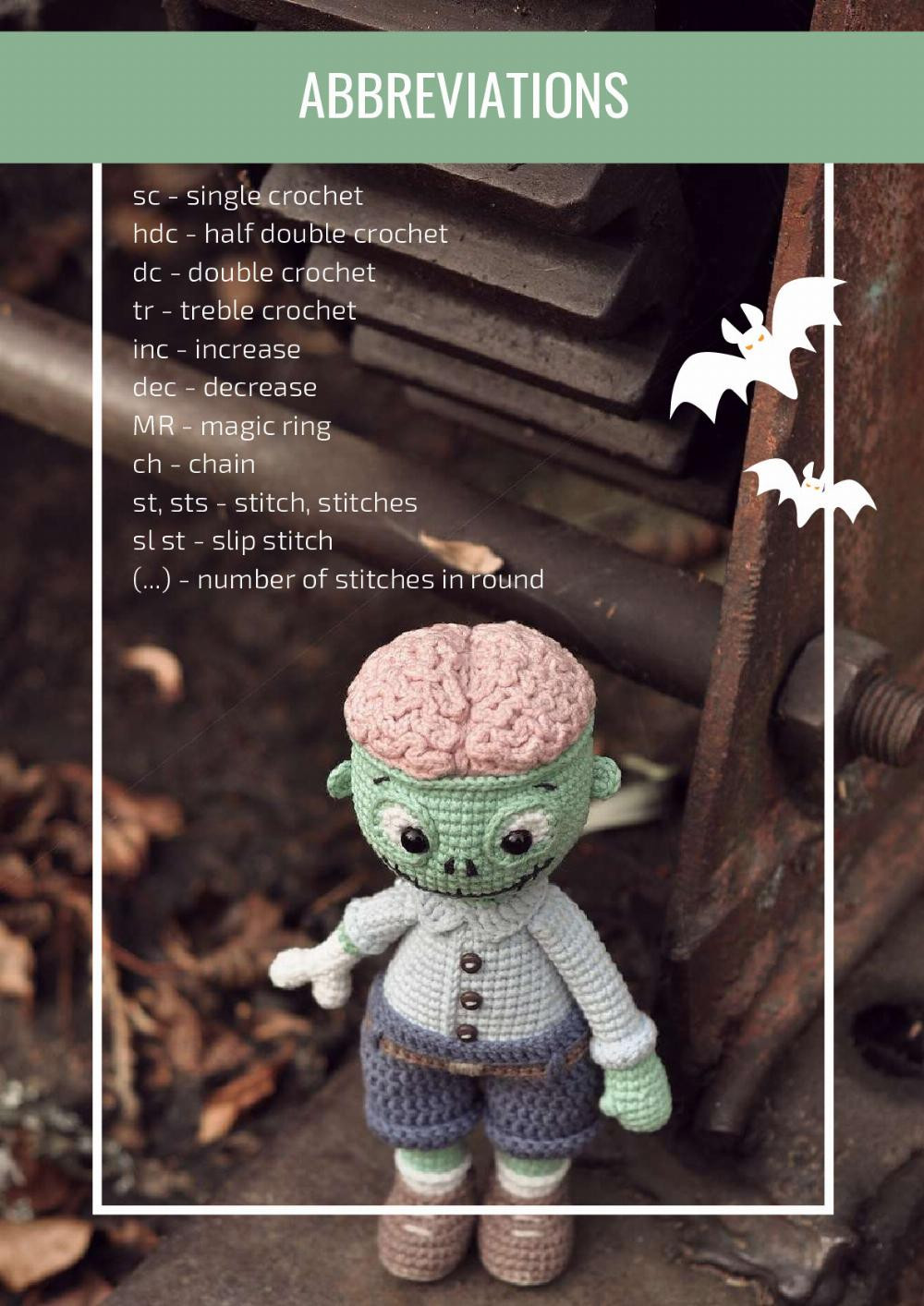 SHON, THE ZOMBIE CROCHET TOY PATTERN