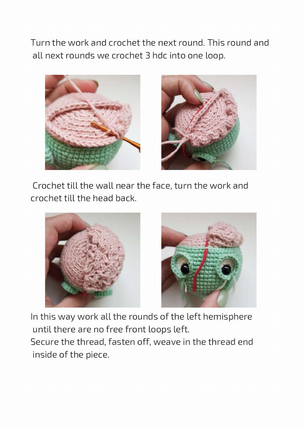 SHON, THE ZOMBIE CROCHET TOY PATTERN