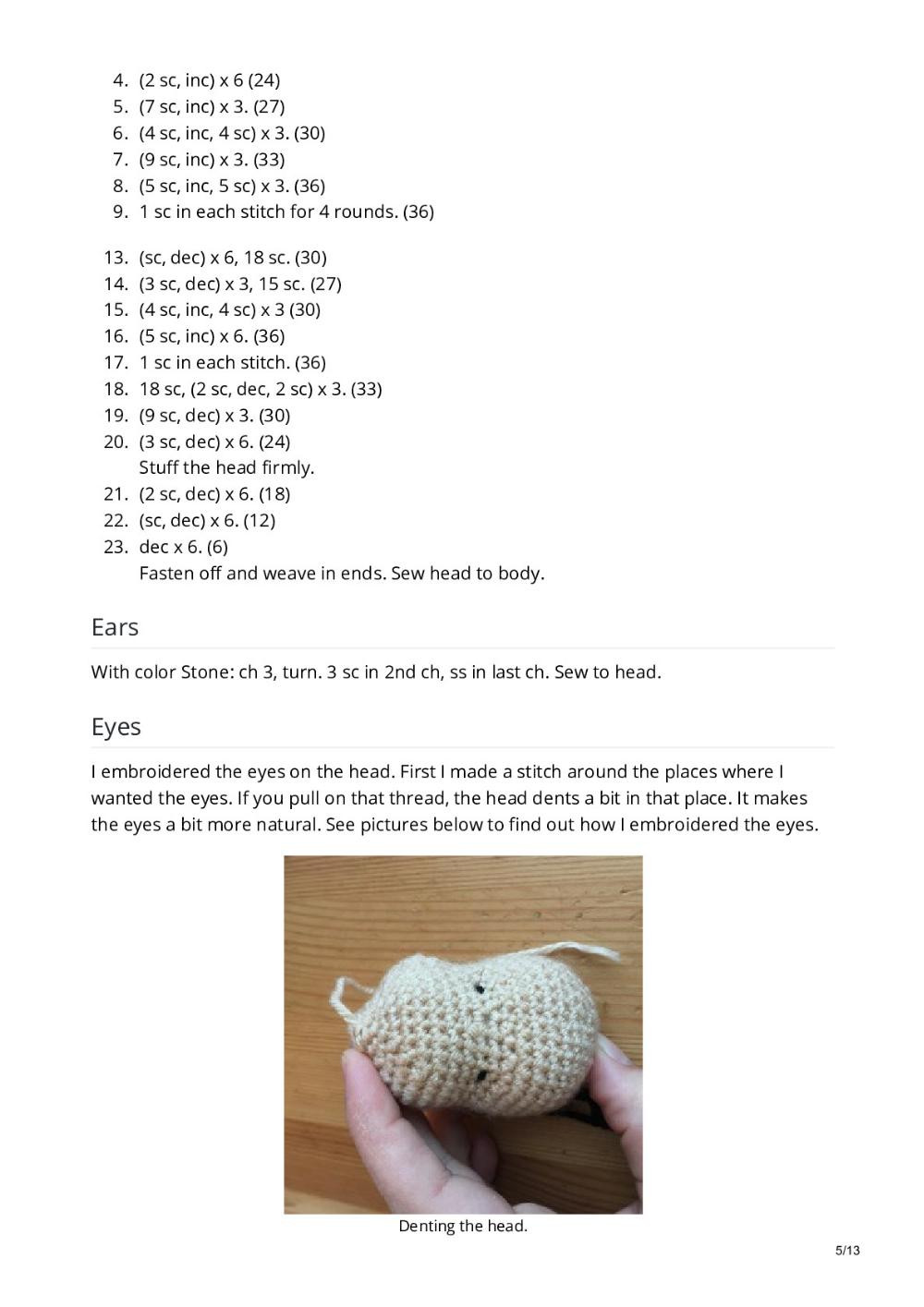 Show your support: nurse doll crochet pattern