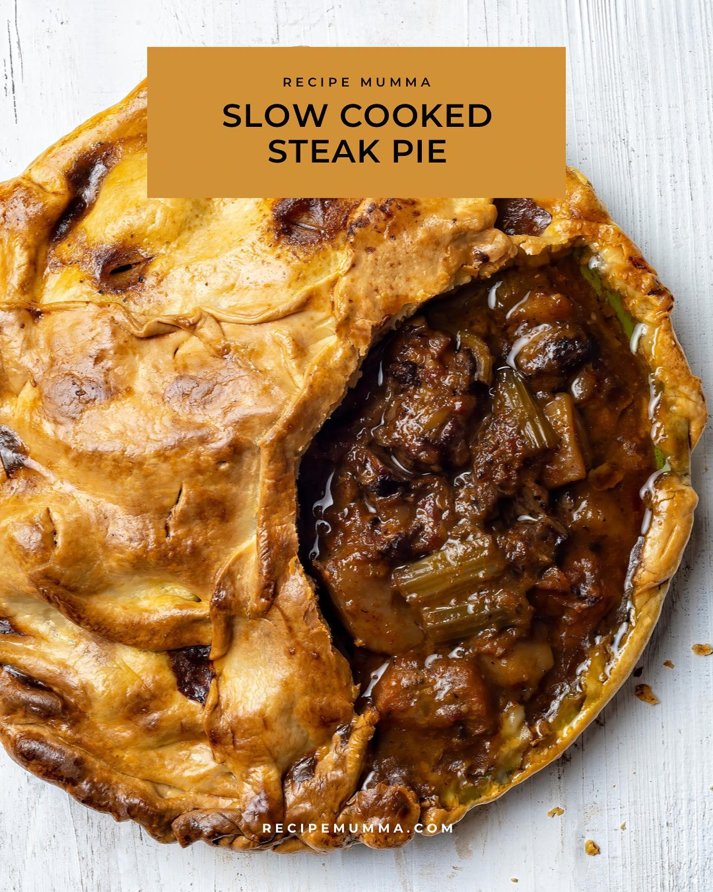 SLOW COOKED STEAK PIE