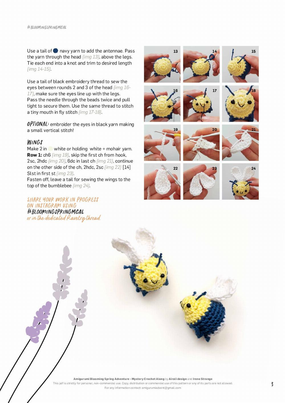 Squishy Bumblebee Free crochet pattern