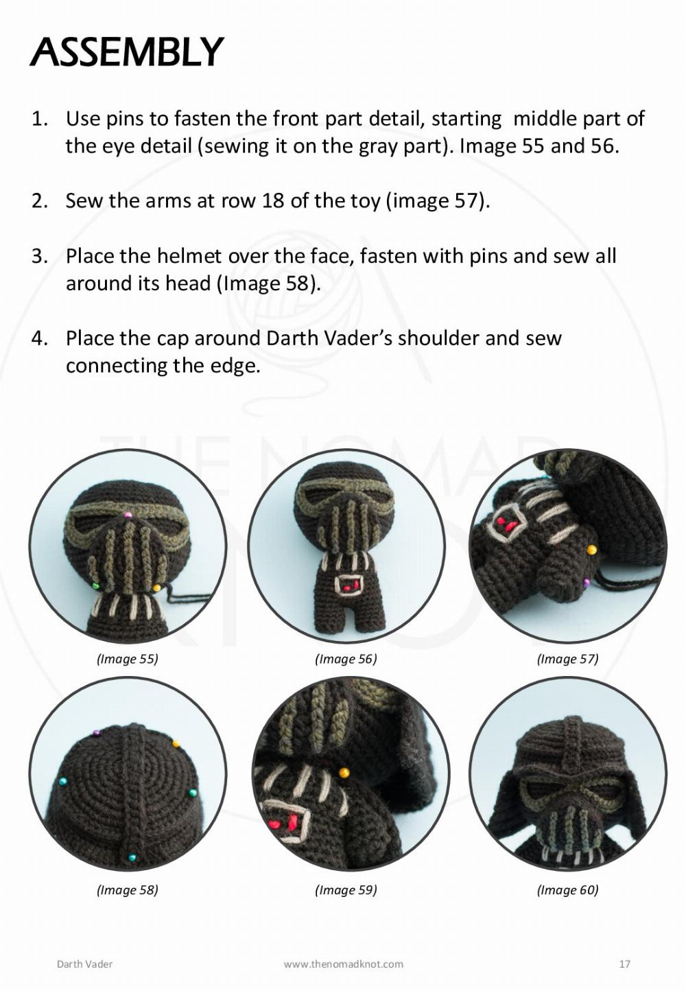 STAR FRIENDS collection Crochet Pattern Darth Vader