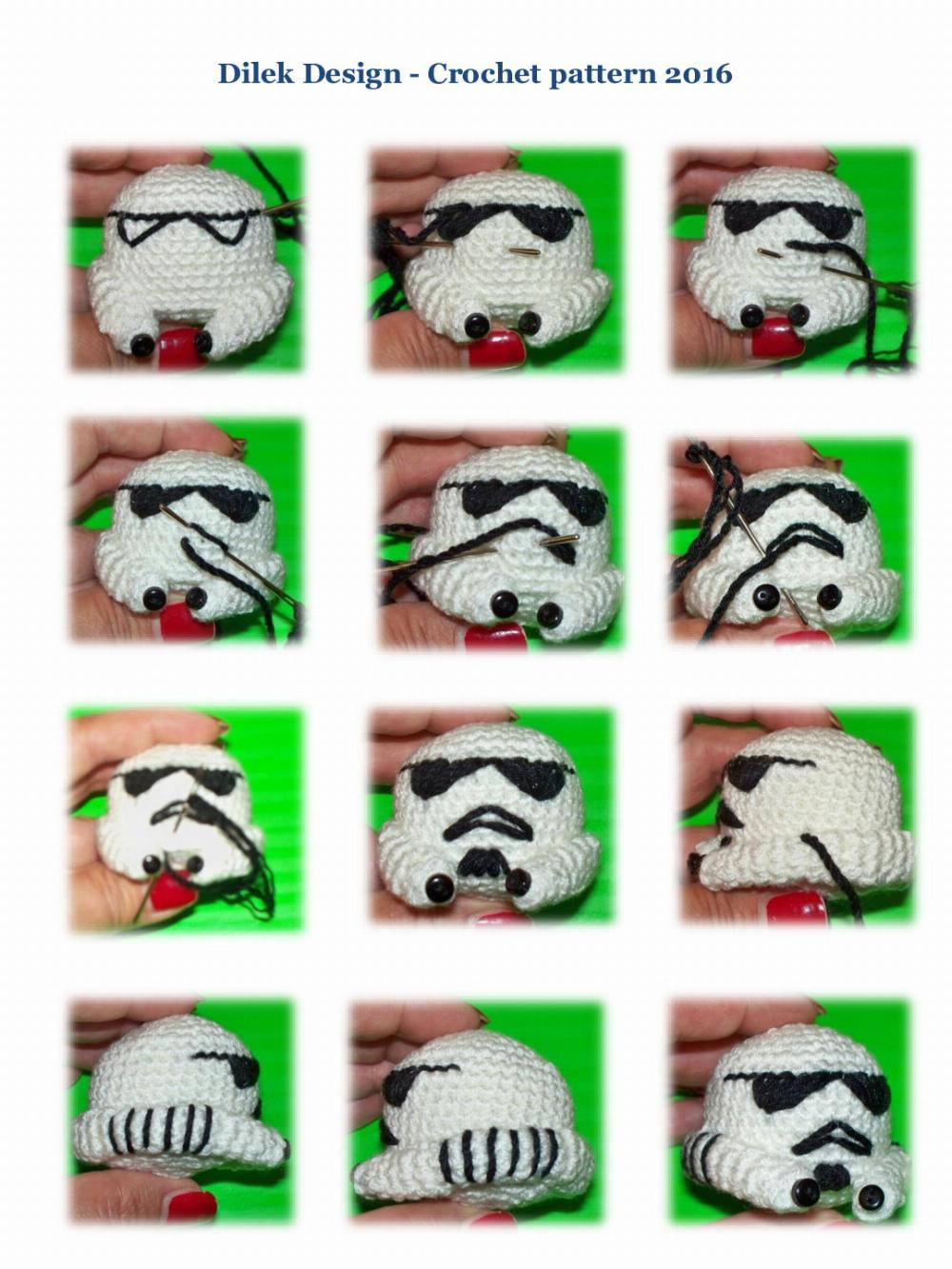 star wars darth vader & stormtrooper crochet pat tern