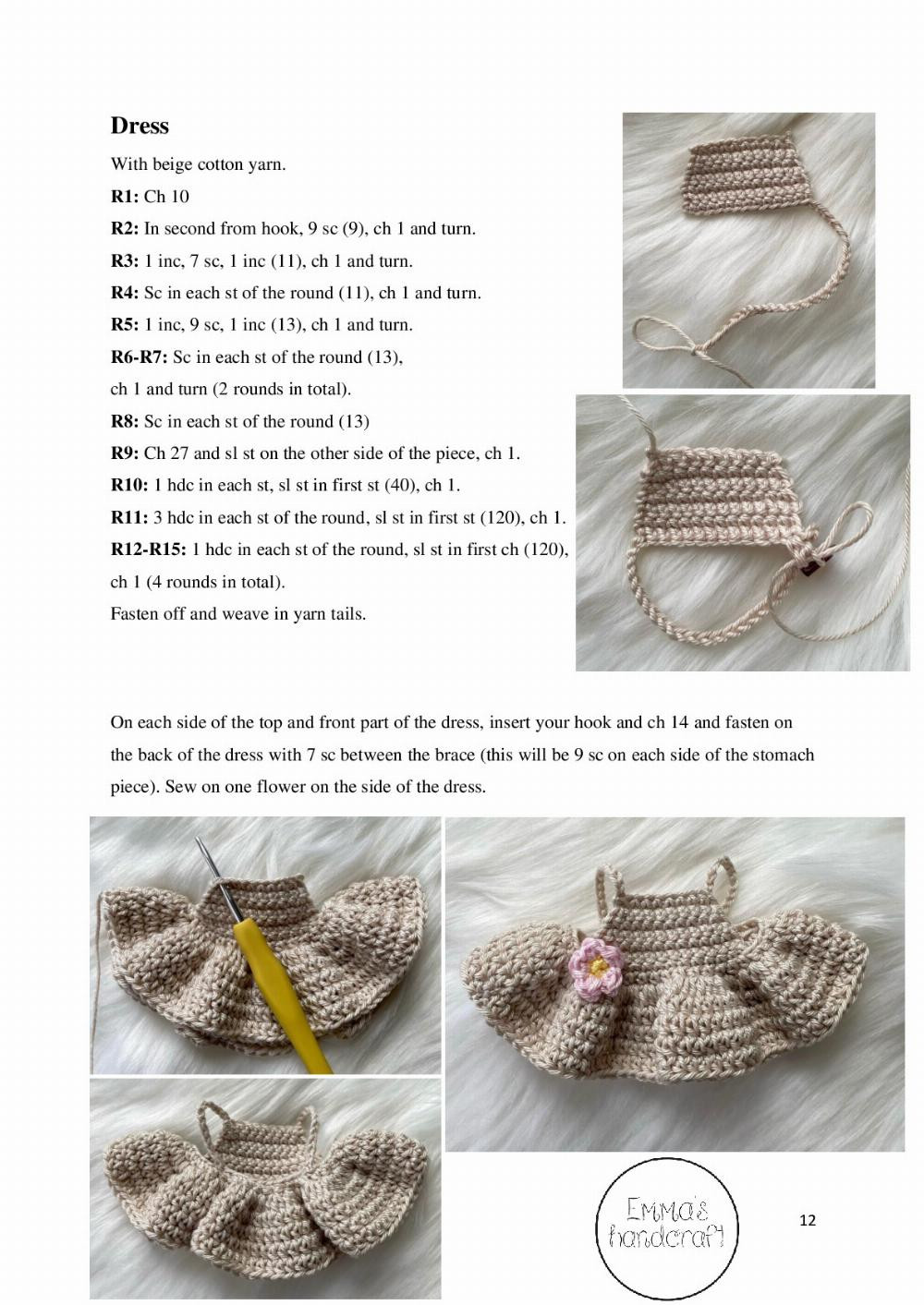 Stella the Bunny crochet pattern