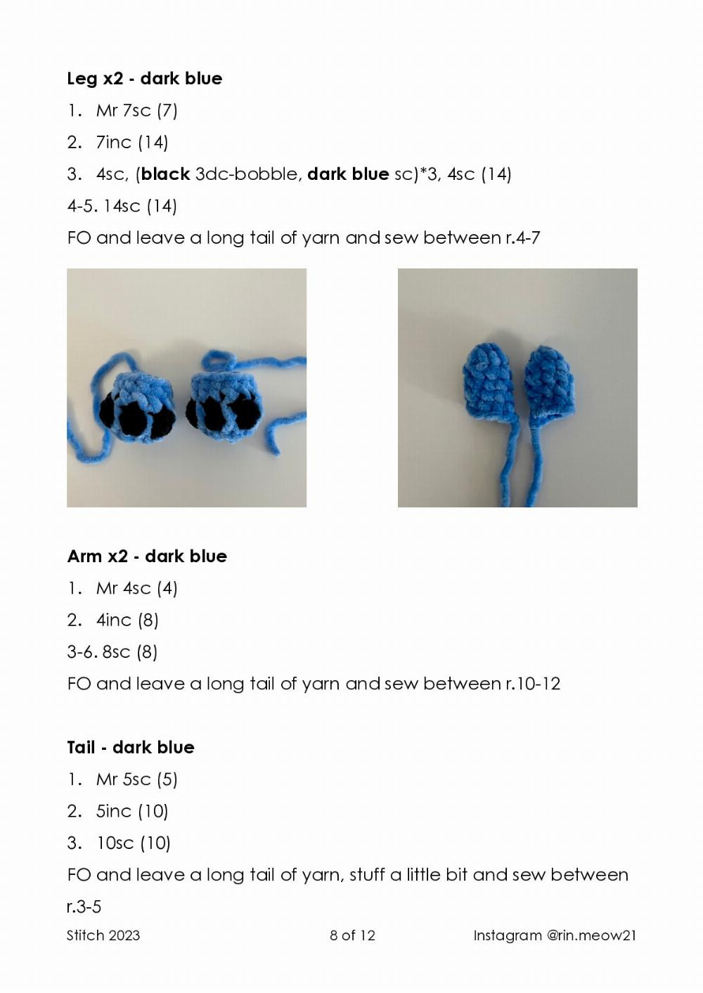 Stitch 2023 crochet pattern